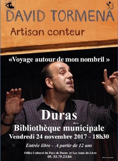 #Duras (47) : spectacle #conté avec David #Tormena.
